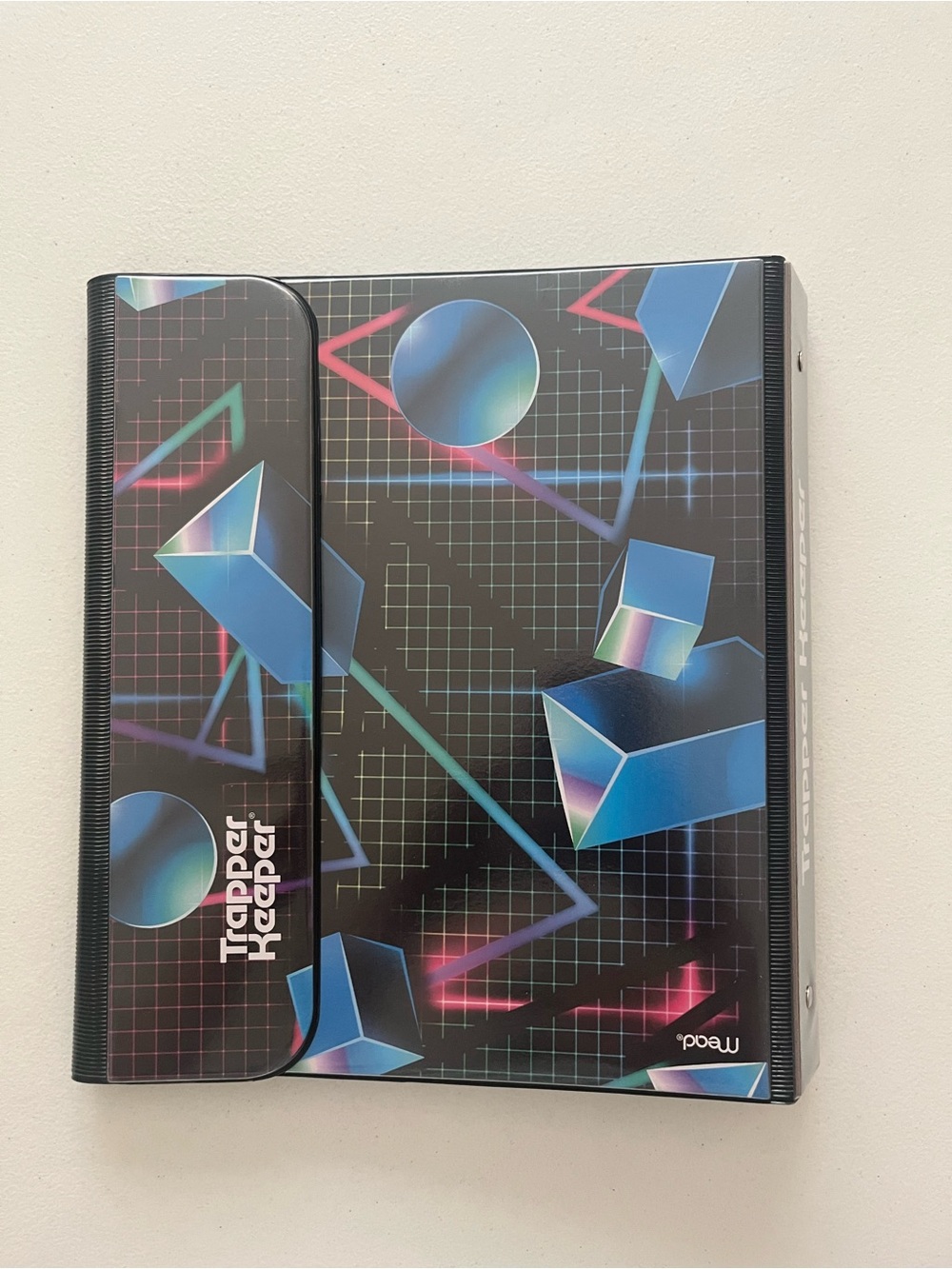 Mead Trapper Keeper Kids Accessories - Retro Geometric Black/Blue